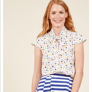 ModCloth Sophistication with a Smile top